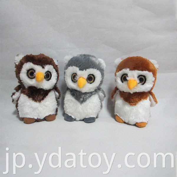 Plush owl animal toys